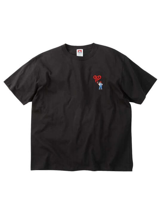 BEN DAVIS ワンポイントゴリラ刺繍接触冷感半袖Tシャツ (1278-6583)