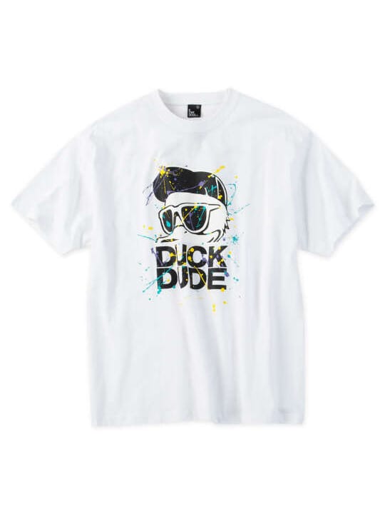 b-one-soul DUCK DUDEスプラッシュロゴ半袖Tシャツ (1258-6290)