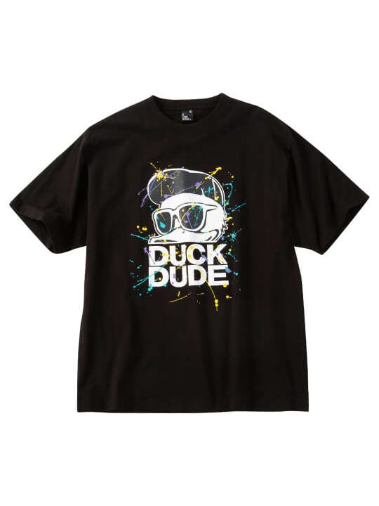 b-one-soul DUCK DUDEスプラッシュロゴ半袖Tシャツ (1258-6290)