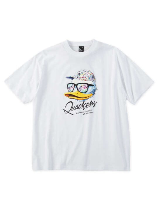 b-one-soul DUCK DUDEフェイスクワック半袖Tシャツ (1258-6292)
