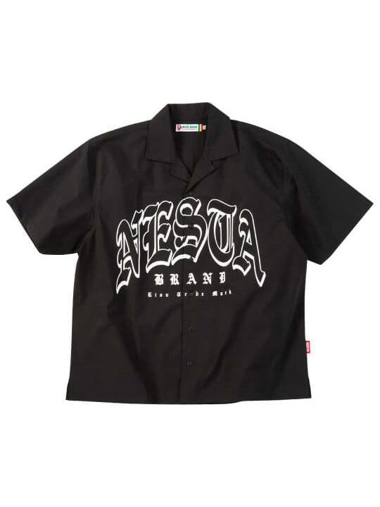 NESTA BRAND オープンカラー半袖シャツ (1277-6230)