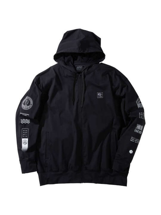 OCEAN PACIFIC 接触冷感ストレッチUV長袖フルジップパーカー (1278-6256)
