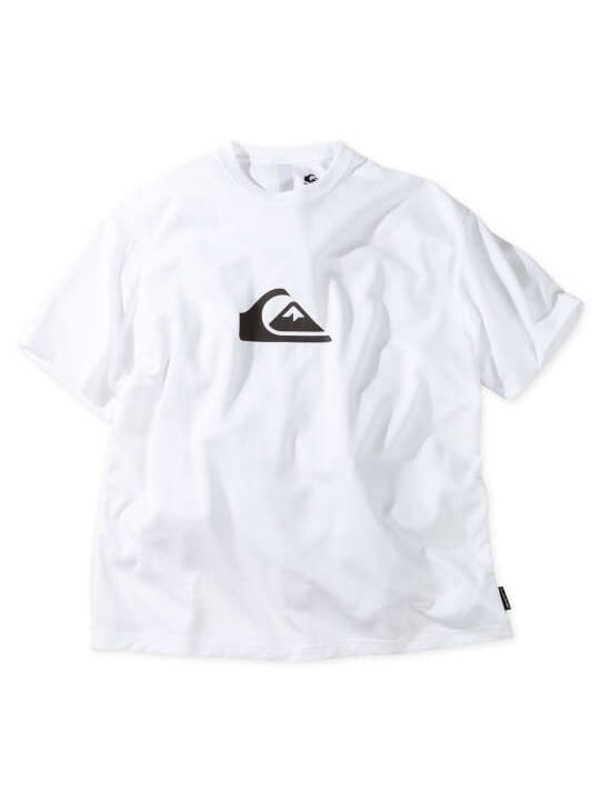 Quiksilver COMP LOGO半袖ラッシュガードTシャツ (1278-6266)