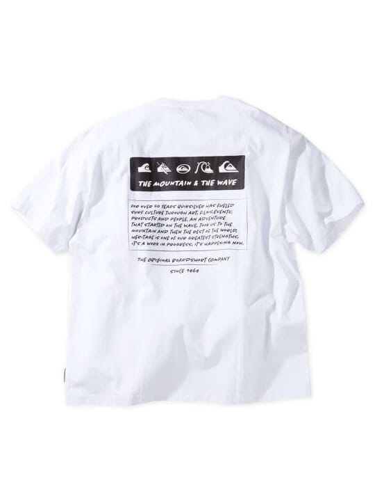 Quiksilver BW HISTORY FRAME半袖Tシャツ (1278-6268)