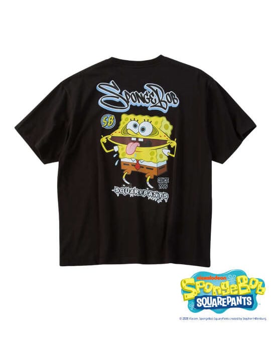 SPONGEBOB 天竺プリント半袖Tシャツ (1278-6505)