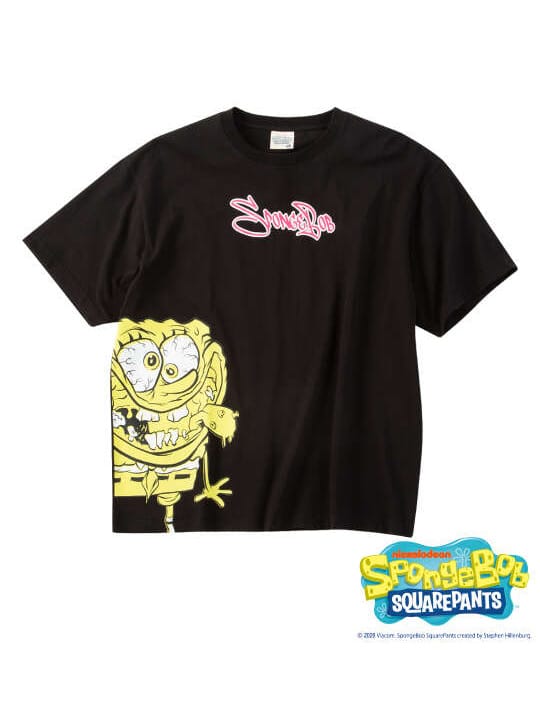 SPONGEBOB 天竺プリント半袖Tシャツ (1278-6506)