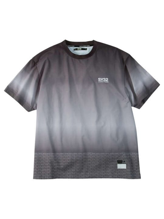 SY32 by SWEET YEARS グラデーションロゴ半袖Tシャツ (1278-6272)