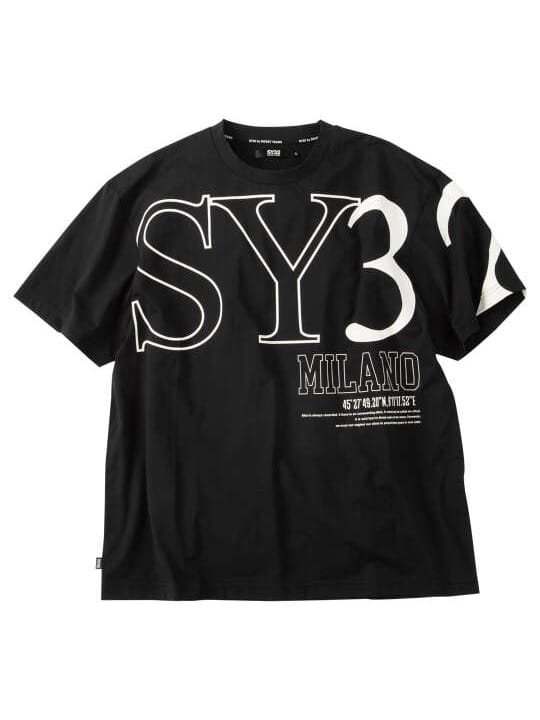 SY32 by SWEET YEARS ビッグロゴ半袖Tシャツ (1278-6273)