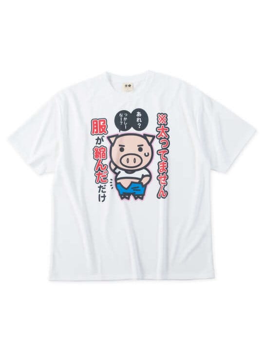 豊天 太ってません服が縮んだだけ美豚DRYハニカムメッシュ半袖Tシャツ (1258-6253)