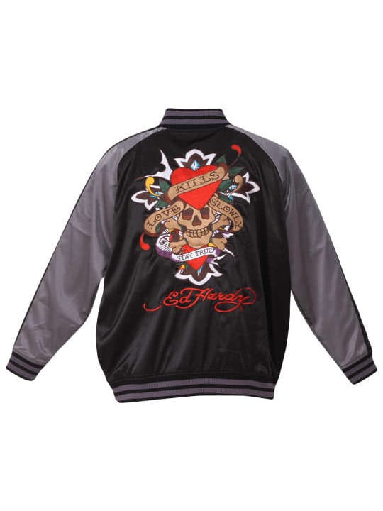 Ed Hardy 刺繍スカジャン (1273-4120)