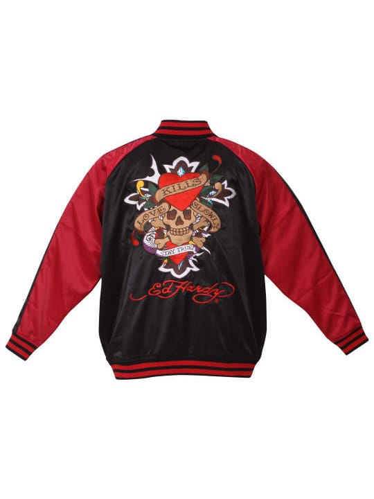 Ed Hardy 刺繍スカジャン (1273-4120)