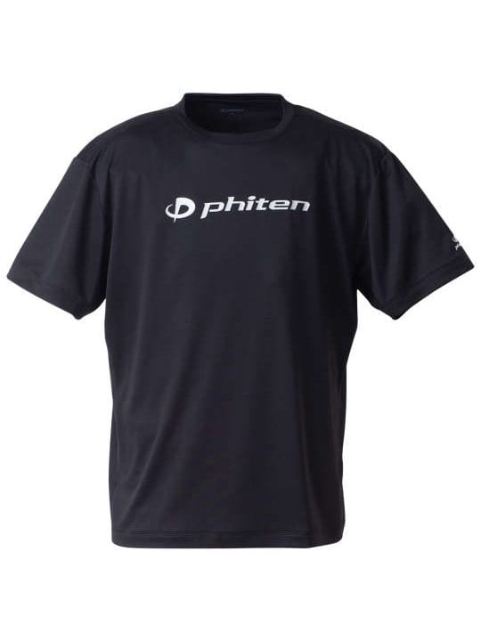 Phiten RAKUシャツロゴ入り半袖Tシャツ (1278-4335)