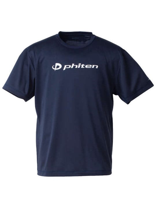 Phiten RAKUシャツロゴ入り半袖Tシャツ (1278-4335)