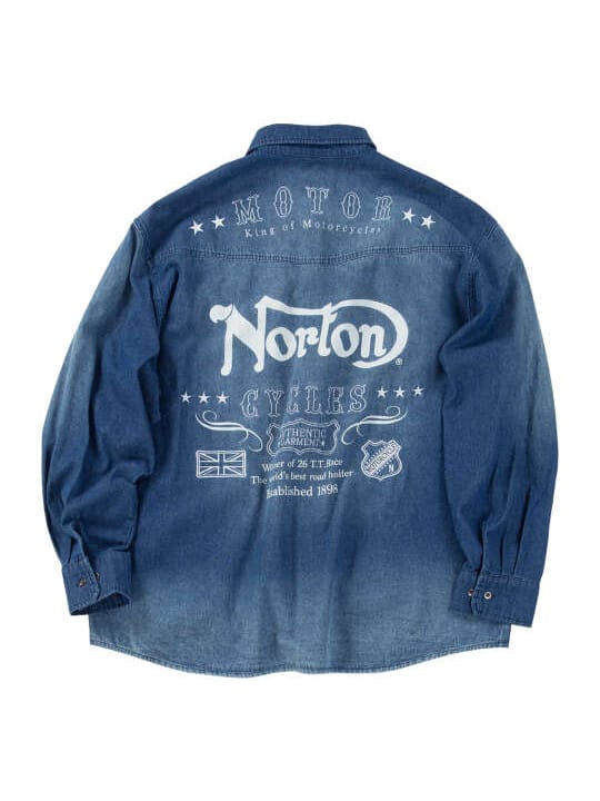 Norton デニム長袖シャツ (1277-6315)