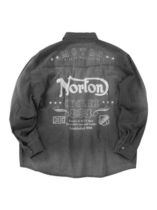 Norton デニム長袖シャツ (1277-6315)