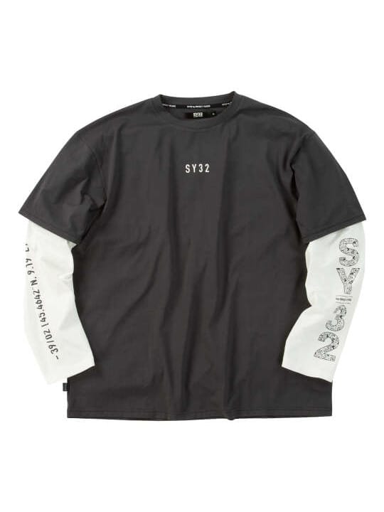 SY32 by SWEET YEARS フェイクレイヤード長袖Tシャツ (1278-6330)
