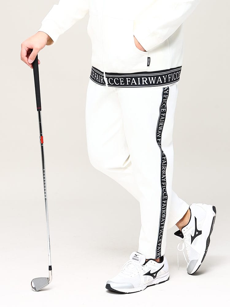 大きいサイズ メンズ FICCE GOLF (フィッチェ) ゴルフ ストレッチ ロゴ 