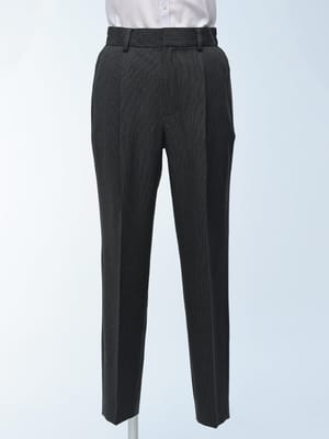 スラックス レディース ウォッシャブル 無地×千鳥柄 セットアップ対応 ワンタックパンツテーパード パンツ S M L LL theo dore セオドール