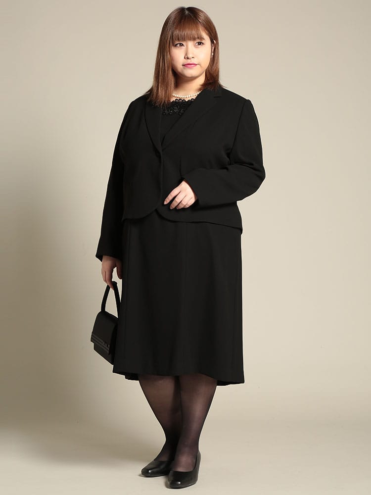 BUCKINGHAM (バッキンガム) 礼服 ジャケット 前開きワンピース アンサンブル