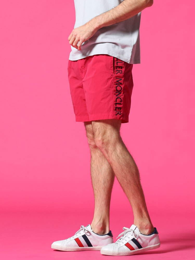 MONCLER (モンクレール) ナイロン インナーメッシュ サイドコード 水陸両用 ショートパンツ MC2B71160C0469