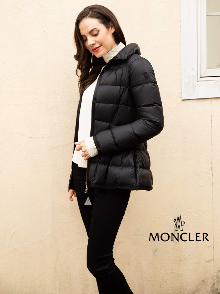 MONCLER (モンクレール) ナイロン ダブルジップ ショート ダウン 