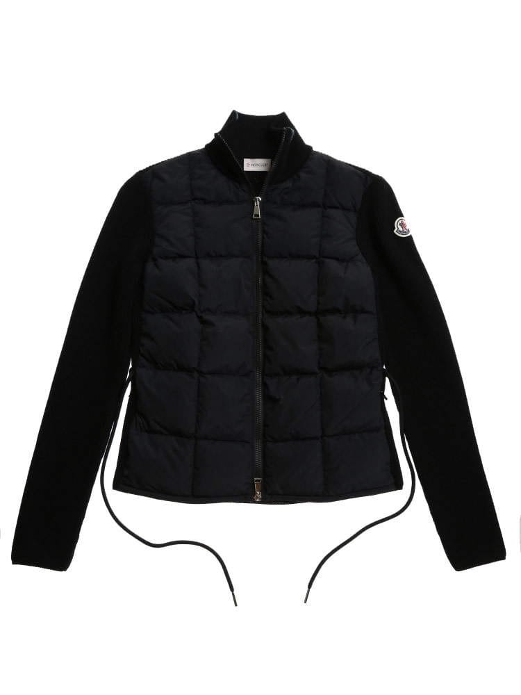 MONCLER (モンクレール) フロントダウン フルジップ スタンド ニット ジャケット MCL9B00019M1131 レディース