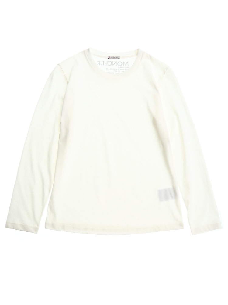 MONCLER (モンクレール) バックプリント ロゴ クルーネック 半袖 Tシャツ 大きいサイズ MCL8D00004829FB レディース ロゴ ブランド