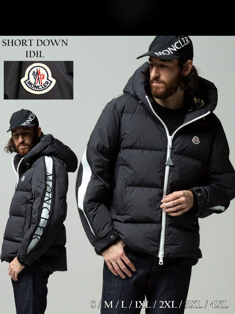 MONCLER (モンクレール) フード ワンポイント フルジップ ダウンジャケット Idil MCIDIL1