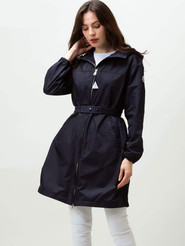 MONCLER (モンクレール) ウエストコード フード フルジップ ロングパーカー Milliau MCLMILLIAU2 レディース