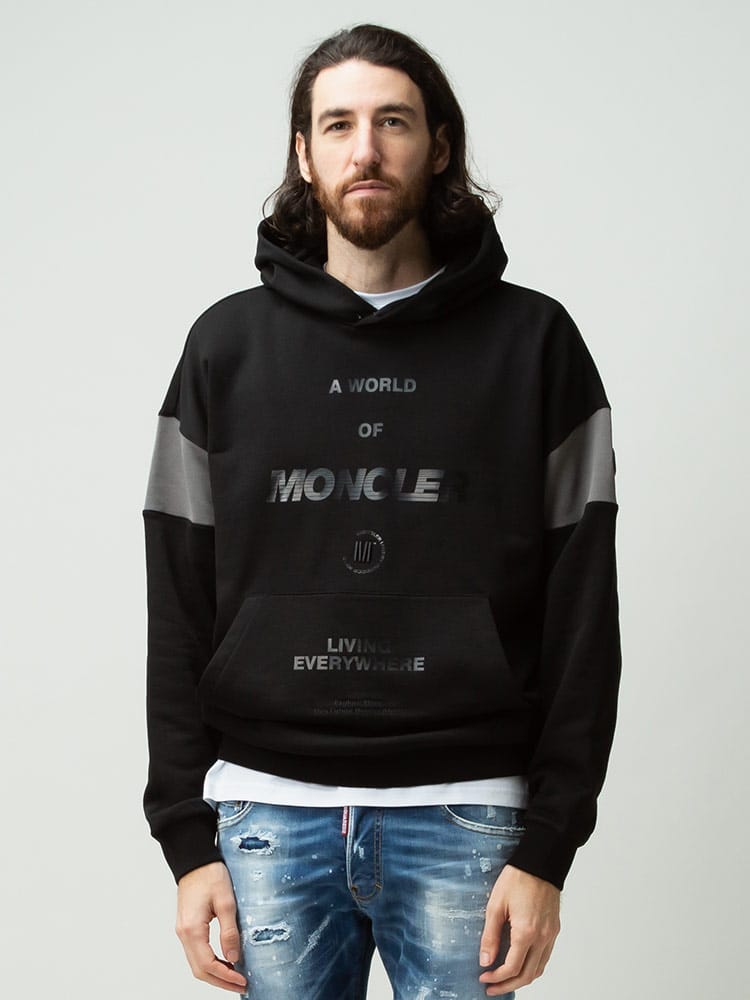 MONCLER モンクレール メンズ パーカー ロゴ プリント プルオーバー 長袖 スウェット ブランド MC8G00030809KR