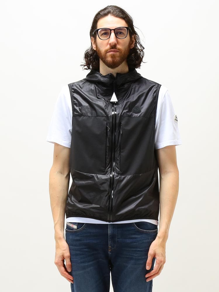 MONCLER モンクレール メンズ ナイロン フルジップ ベスト ブランド Heizo MCHEIZO2