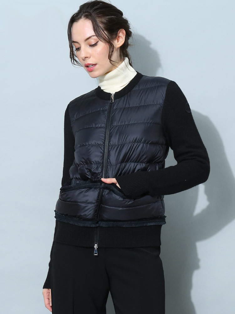 モンクレール レディース ダウン MONCLER ブランド アウター ジャケット インナーダウン カーディガン ニット リラックスフィット MCL9B00006M1939