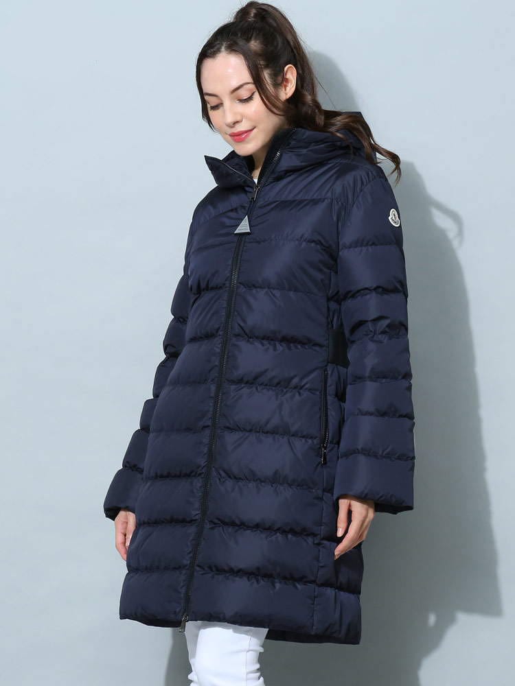 モンクレール レディース ダウン MONCLER ブランド ダウンジャケット アウター コート ロング ベルト ロゴ Dombes レギュラーフィット MCLDOMBES2