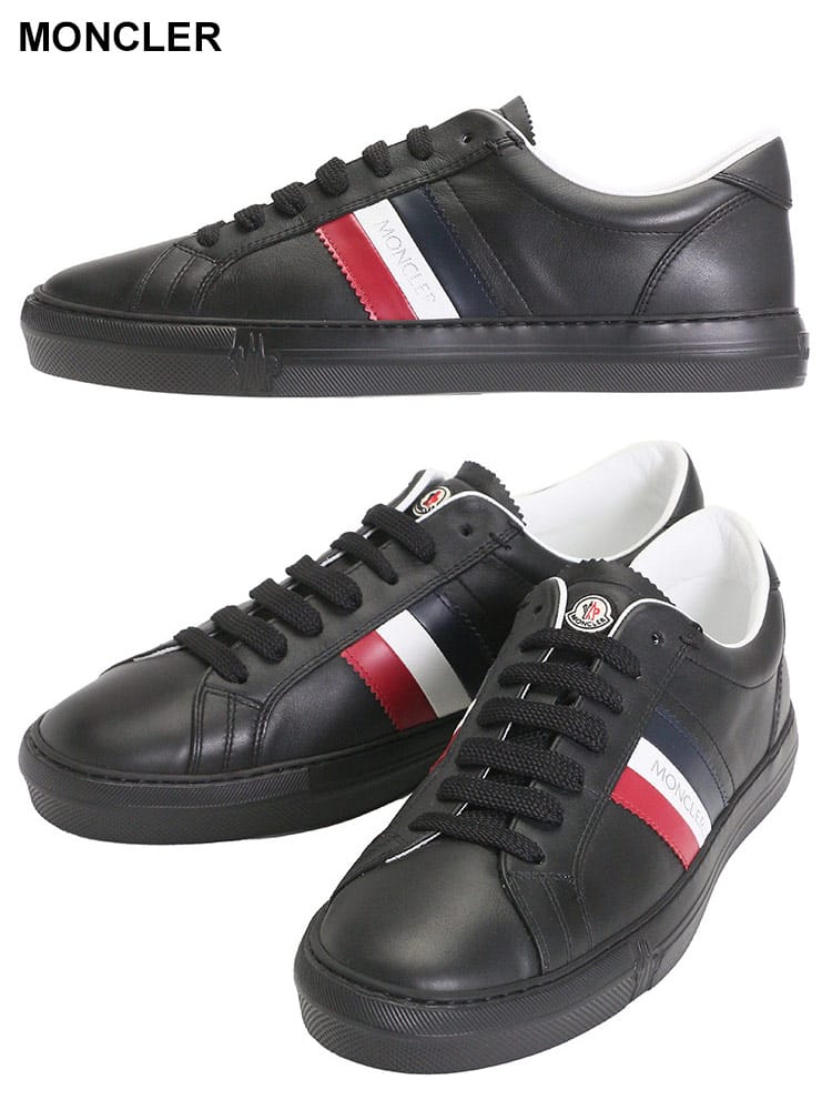 MONCLER (モンクレール) ラインロゴ ローカットスニーカー NEW MONACO MC4M0027601A9A ブランド メンズ 男性 シューズ