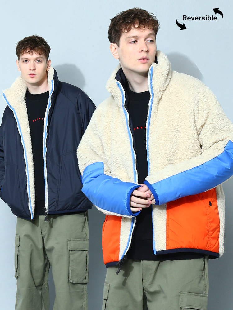 MONCLER モンクレール メンズ ダウンジャケット リバーシブル ボア フリース オスタン ブランド 大きいサイズあり Hostun MCGNHOSTUN2