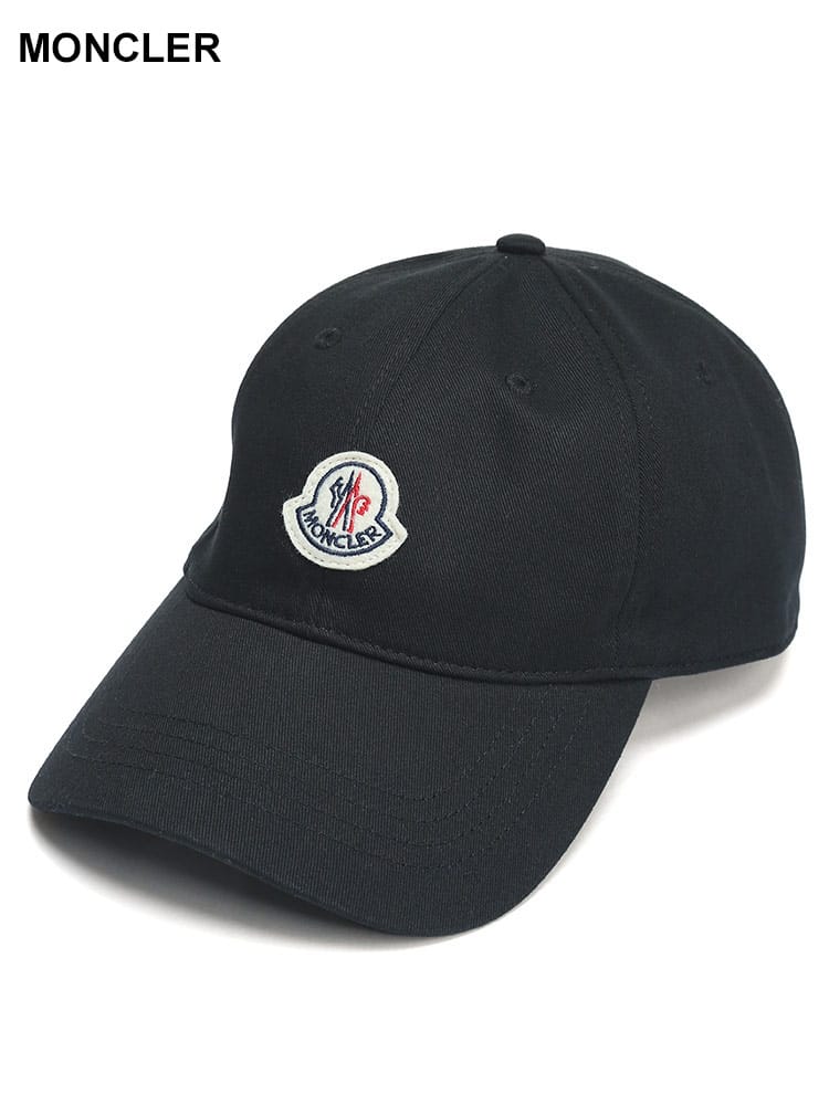 MONCLER (モンクレール) コットン ワンポイント キャップ MC3B00035V0090 メンズ ブランド