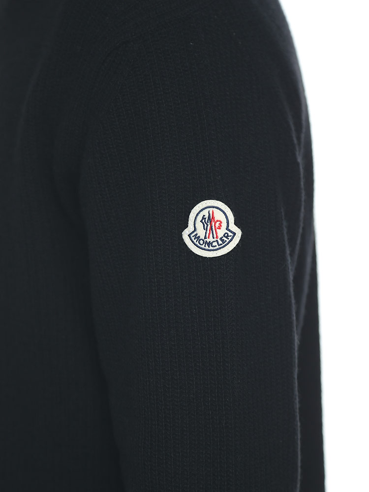 MONCLER (モンクレール) カシミヤ混 クルーネック ニット セーター MC9C00021M1900 ブランド【サカゼン公式通販】