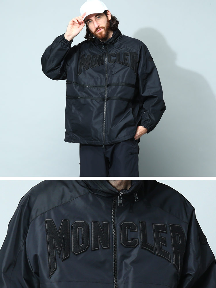 MONCLER (モンクレール) フード収納 フルジップ ウインドブレーカー 