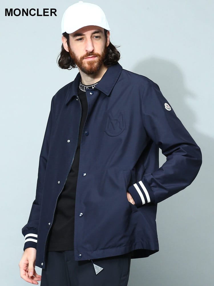 MONCLER (モンクレール) エンボスロゴ フルジップ ジャケット Lauvitel 
