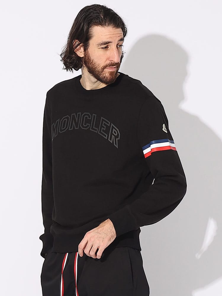 MONCLER (モンクレール) ロゴプリント クルーネック トレーナー MC8G00005899WC ブランド メンズ 男性 トップス