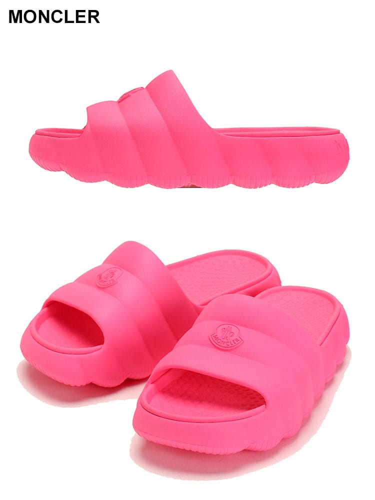 MONCLER (モンクレール) ロゴ スライドサンダル Lilo MCL4C00010M2559 