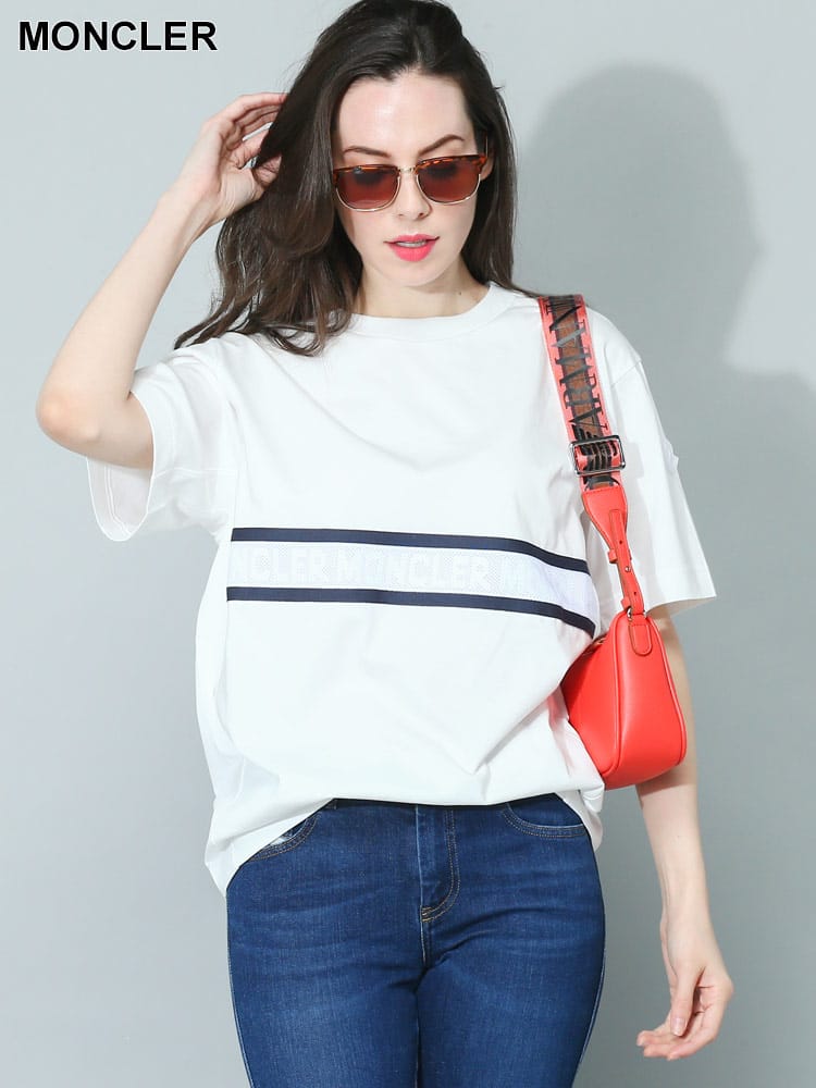 MONCLER (モンクレール) フロントライン クルーネック 半袖 Tシャツ MCL8C00027829HPレディース ブランド