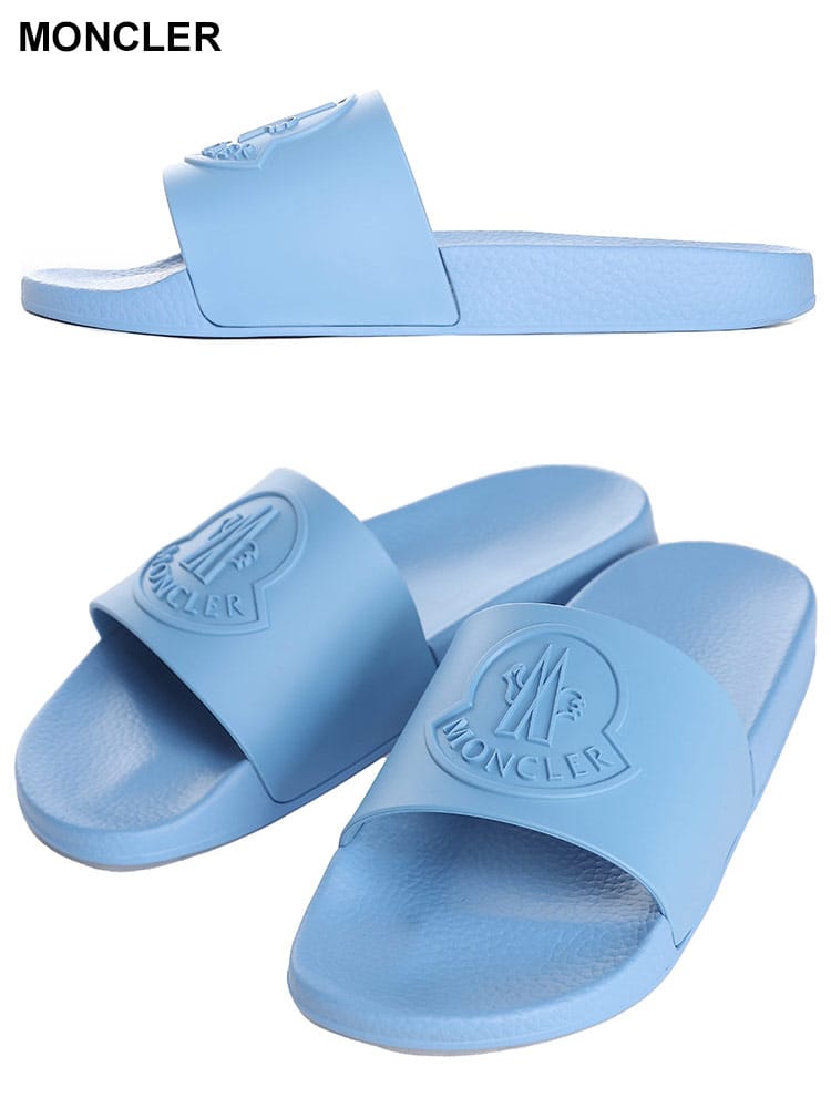 MONCLER (モンクレール) ロゴ スライドサンダル Basile MC4C00040M2999 メンズ ブランド