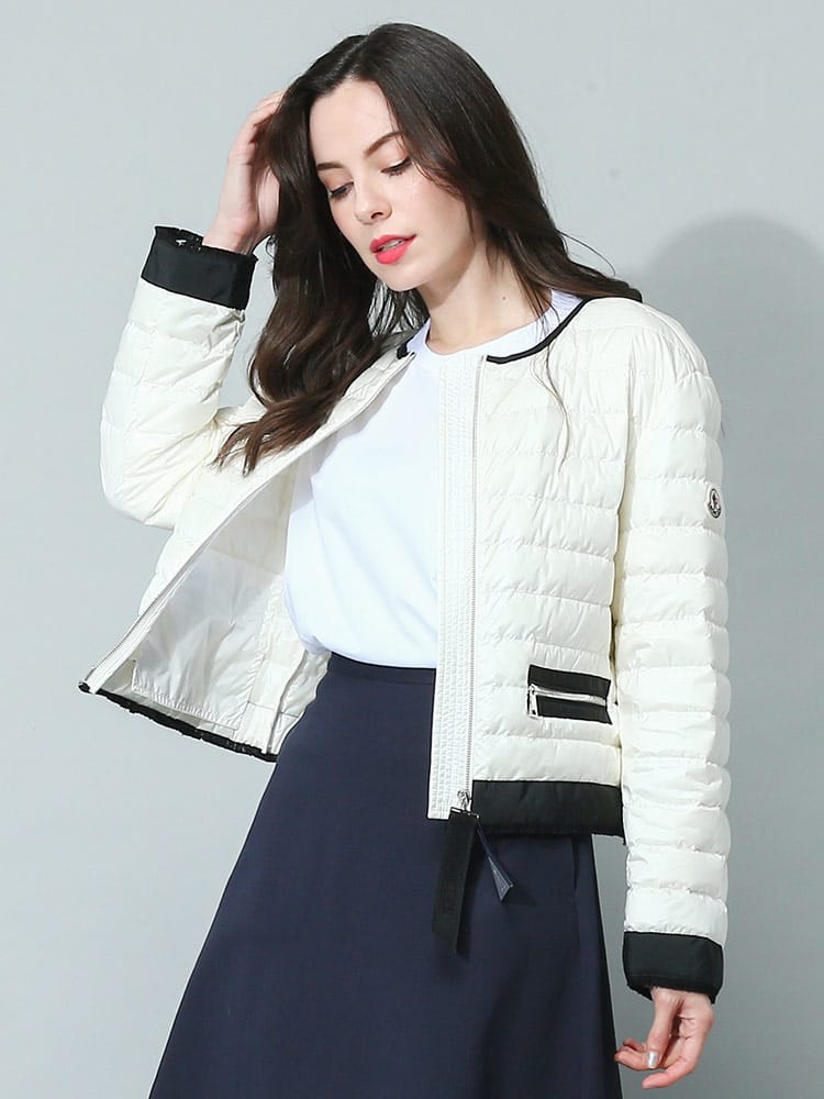 MONCLER (モンクレール) フルジップ ライトダウン ジャケット Remoulis MCLREMOULIS3 ブランド レディース