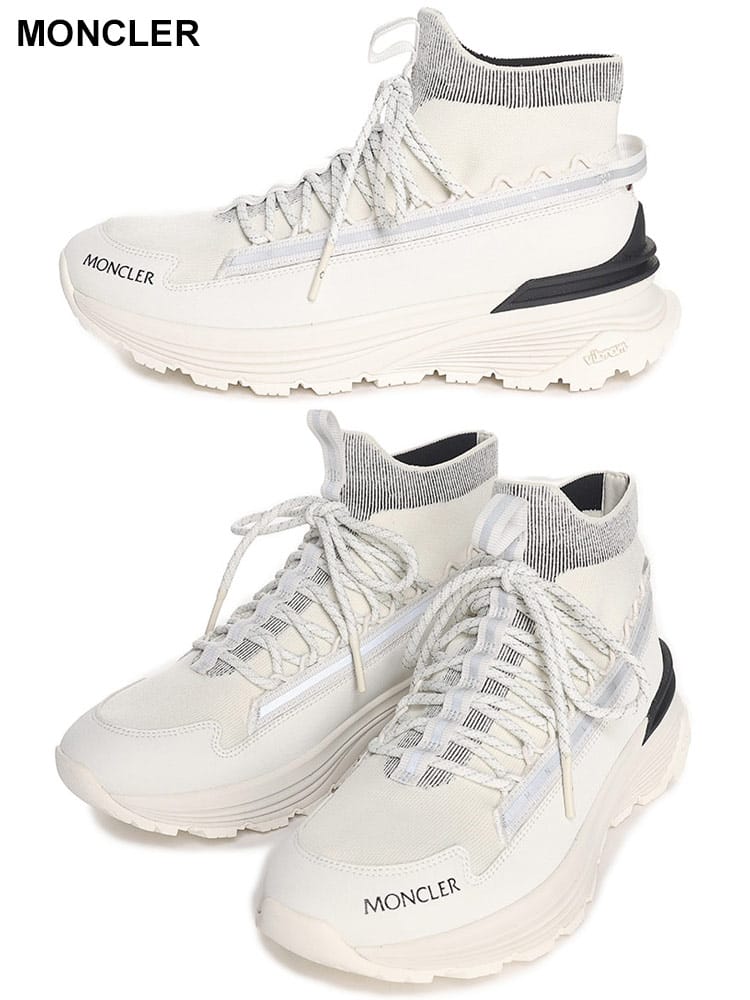 MONCLER (モンクレール) ニット ハイカットスニーカー MONTE RUNNER HIGH MC4M00220M3599 ブランド メンズ 男性 シューズ