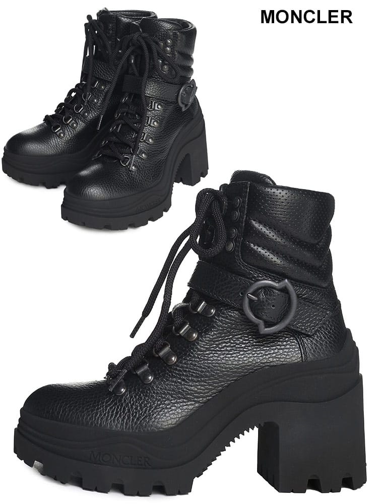 MONCLER (モンクレール) レースアップ ベルト ショートブーツ Envile MCL4F00140M3536 ブランド レディース シューズ