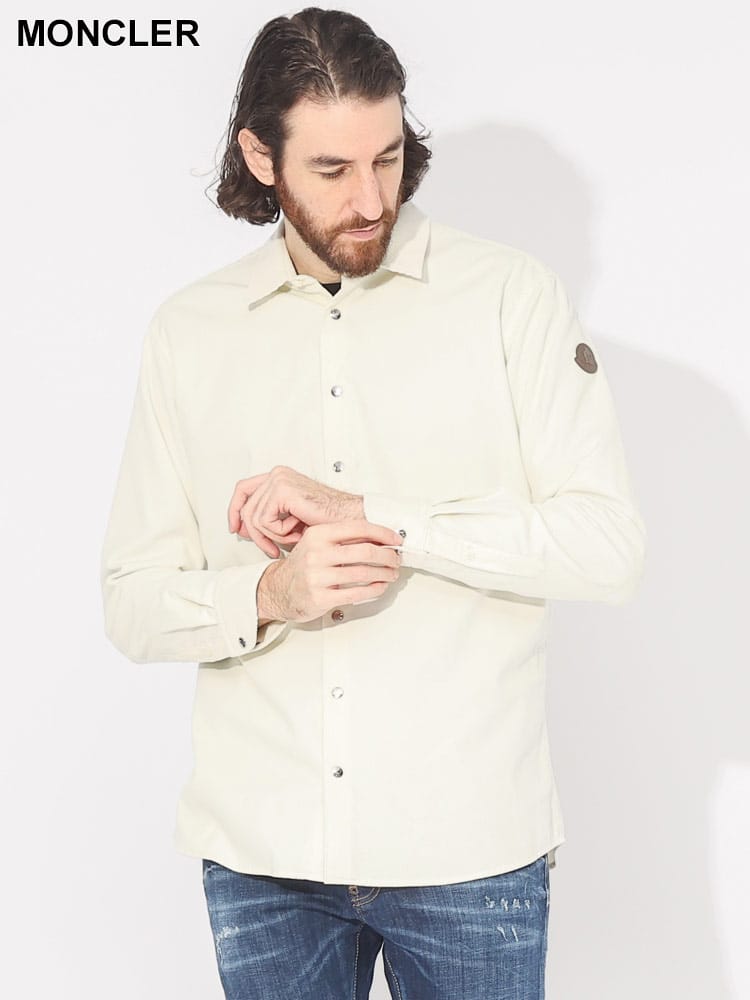 MONCLER (モンクレール) コーデュロイ 長袖 シャツ MC2F00007549H4 ブランド メンズ 男性 トップス