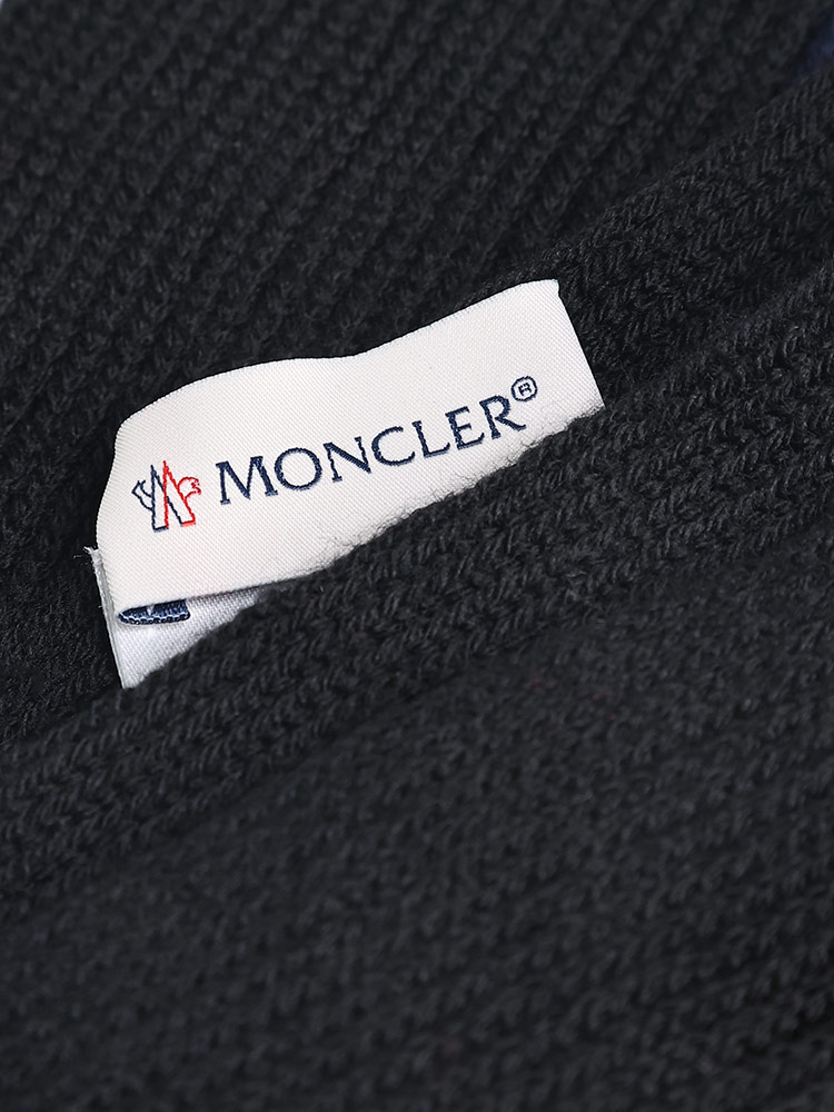 MONCLER (モンクレール) トリコロール リブ マフラー MC3C00015A9575