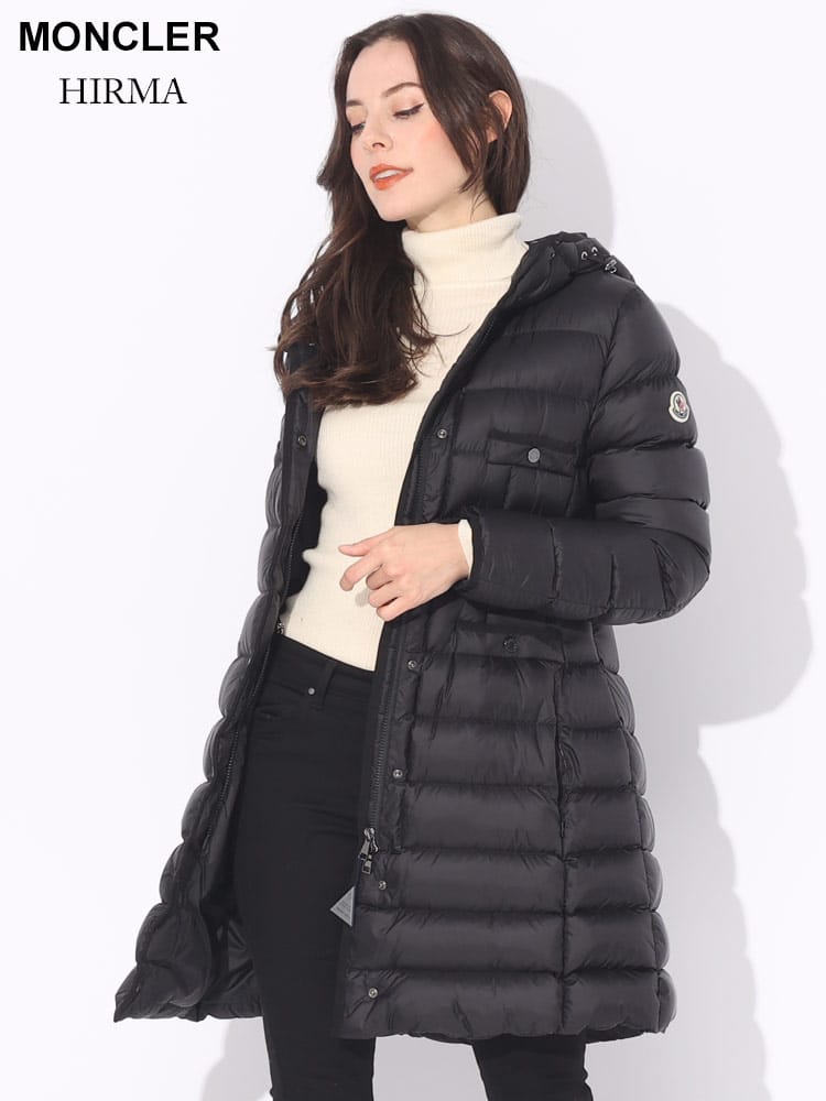MONCLER (モンクレール) フード フルジップ ダウンコート ダウンジャケット MCLHIRMA3 ブランド レディース アウター