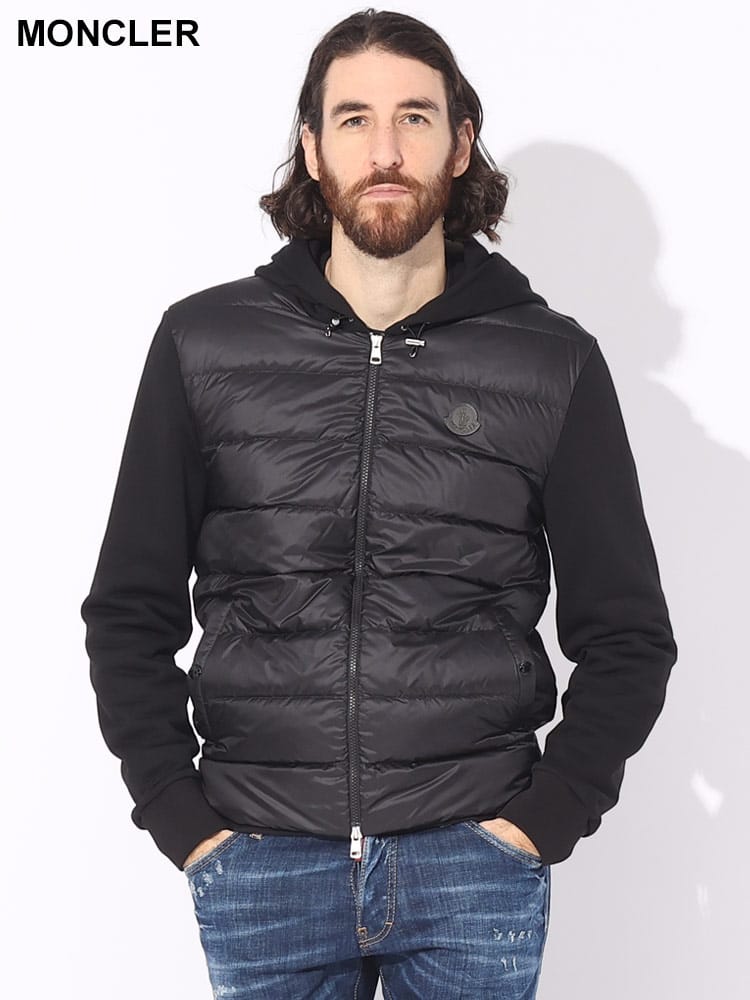 MONCLER (モンクレール) フロントダウン フルジップ スウェット ジャケット MC8G00035809KZ ブランド メンズ 男性 アウター